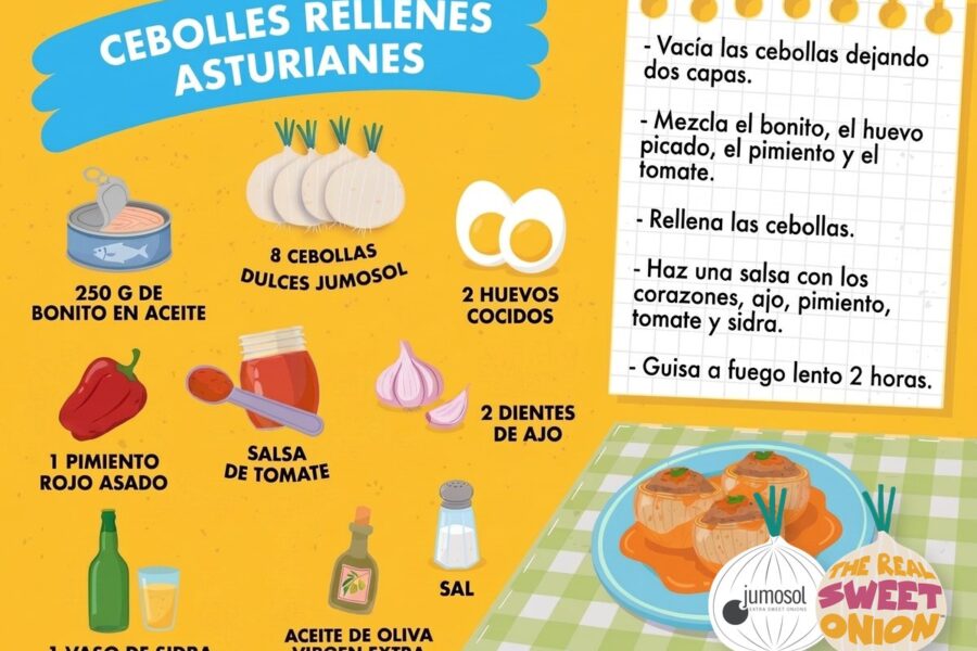 receta cebolles rellenes asturianes cebolla dulce jumosol jumosol trso