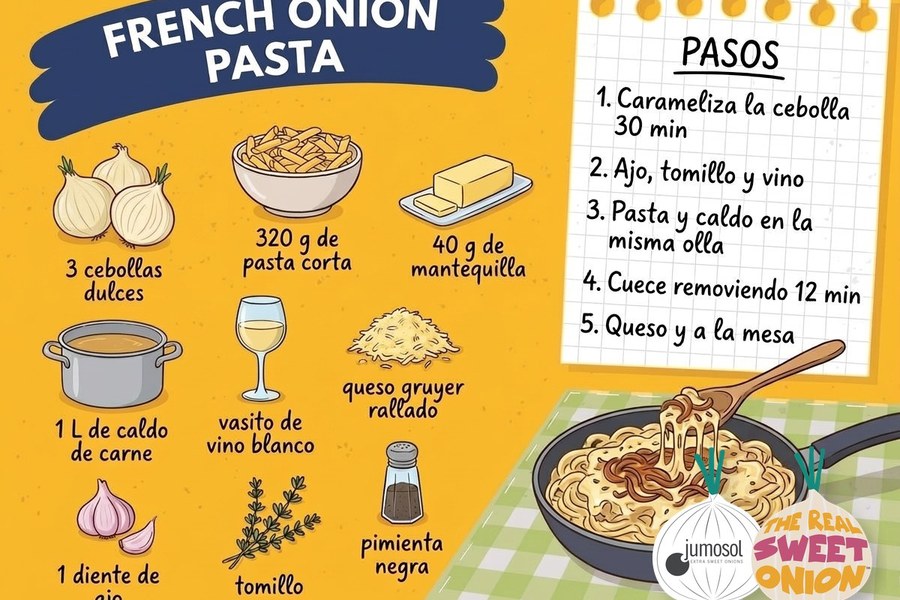 receta french onion pasta jumosol trso